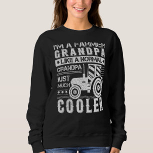 Mens Farmer Grandpa Like A Normal Grandpa Farmer F Trui