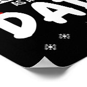 Mens First Christmas As A Dad Funny Xmas New Fathe Poster (Hoek)