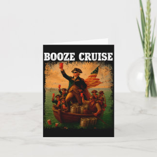 Mens Founding Father Booze Cruise Rood C Kaart