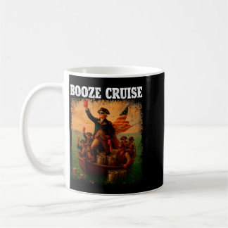 Mens Founding Father Booze Cruise Rood C Koffiemok