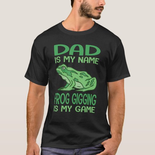 Mens Frog Catching & Toad Hunting for a Bullfrog H T-shirt (Voorkant)