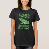 Mens Frog Catching & Toad Hunting for a Bullfrog H T-shirt (Voorkant)