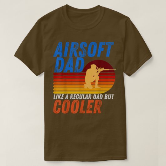 Mens Funny Airsoft Dad Like A Regular Dad But Cool T-shirt (Design voorkant)