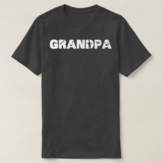 Mens Funny Baking Grandpa Funny Baking Grandfather T-shirt (Design voorkant)