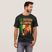 Mens funny camping  t-shirt (Voorkant volledig)