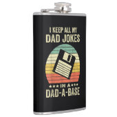 Mens Funny dad Jokes in dad-a-Base Heupfles (Rechts)