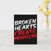 Mens Funny Gym Saying Valentine's Broken Hearts Mo Kaart (Gele Bloem)