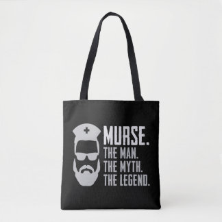 Mens Funny Never Underestimate An Old Man With A B Tote Bag