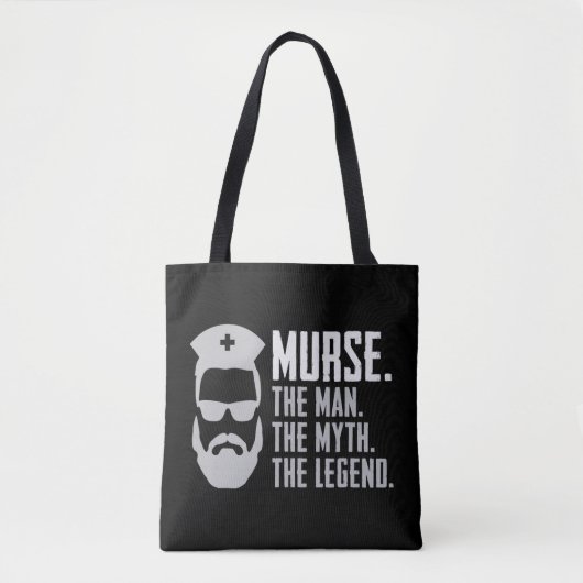 Mens Funny Never Underestimate An Old Man With A B Tote Bag (Voorkant)
