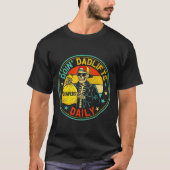 Mens Funny New Dad Doin' Dadlifts Daily Men Father T-shirt (Voorkant)