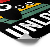 Mens Funny New Dad Shirt Dad Level 6 Unlocked For Poster (Hoek)