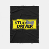 Mens Funny New Driver  Fleece Deken (Voorkant)