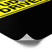 Mens Funny New Driver  Poster (Hoek)