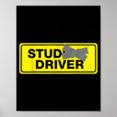 Mens Funny New Driver  Poster (Voorkant)