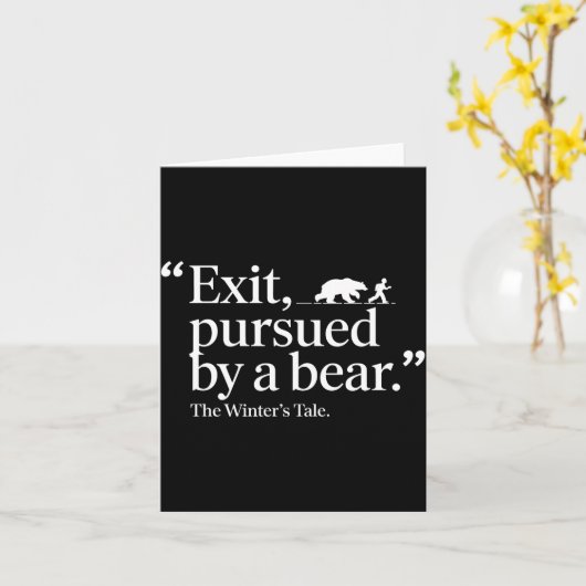 Mens Funny Quote Modern Minimalist Kaart (Gele Bloem)