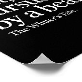 Mens Funny Quote Modern Minimalist  Poster (Hoek)