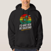 Mens funny skateboarding  hoodie (Voorkant)