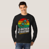 Mens funny skateboarding  t-shirt (Voorkant volledig)
