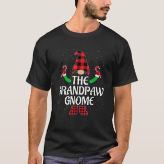 Mens Funny The Grandpaw Gnome Matching Family Ugly T-shirt