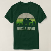 Mens Funny Uncle Bear Shirts From Niece & Nephew, (Design voorkant)