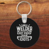 Mens Funny Welder &amp; Apparel Tank Top  Sleutelhanger (Voorkant)