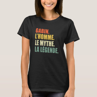 Mens Gabin L'Homme Le Homme Le Myth La Legende Ori T-shirt