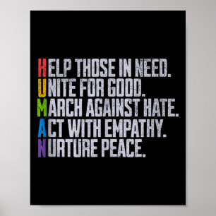 Mens - Gelijkheid Mensenrechten Lgbtqia Trots Lief Poster