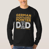 Mens German Shorthaired Pointer Dad GSP Dog T-shirt (Voorkant)