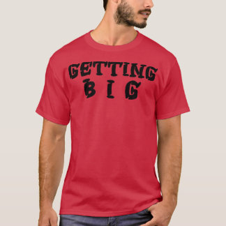 Mens GETTING BIG Fitness Workout Bodybuilding T-shirt