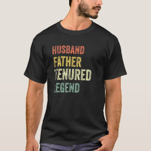 Mens Gevestigd Professor Mens Tenure Leraar Vader T-shirt