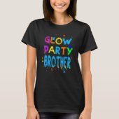 Mens Glow Party Glow Party Glow Party Brother T-shirt (Voorkant)