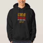 Mens Godfather Knows Everything Funny Dad Fath Hoodie (Voorkant)
