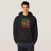 Mens Goldendoodle Dad Like A Regular Dad But Coole Hoodie (Voorkant volledig)