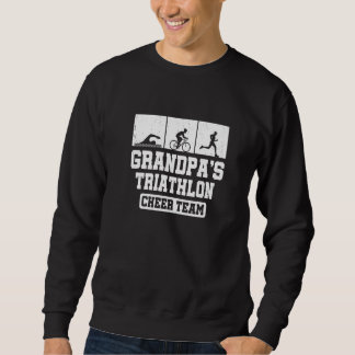 Mens Grandpas Triathlon Cheer Team Triathlon Triat Trui