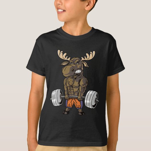 Mens Grappig Overheidsagentschapdlift Eland T-shirt (Voorkant)