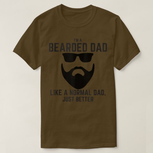 Mens Great Beard Comes Great Responsibility Beard T-shirt (Design voorkant)