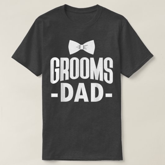 Mens Grooms Dad Father Of The Groom Bachelor Party T-shirt (Design voorkant)