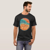 Mens Groovy Abuelo 70s Aesthetic Nostalgia 1970's  T-shirt (Voorkant volledig)