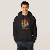 Mens Groovy Dad 70s Aesthetic Nostalgia 1970's Ret Hoodie (Voorkant volledig)
