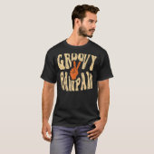 Mens Groovy Pawpaw 70s Aesthetic Nostalgia 1970's  T-shirt (Voorkant volledig)