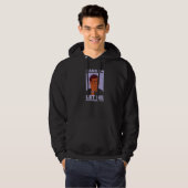 Mens Hang on let me overthink this quote guy   Hoodie (Voorkant volledig)