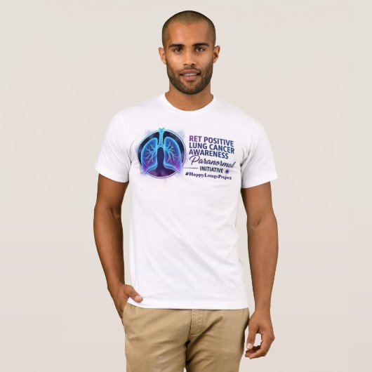 Men's Happy Lungs Project Fundraiser Shirt v3 (Voorkant volledig)