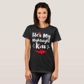 Mens He's My Midnight Kiss Happy New Year Matching T-shirt (Voorkant volledig)