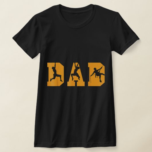 Mens Hiking Dad Mountaineering Mountain Climbing H T-shirt (Laagn)