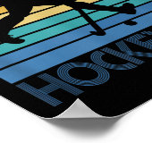 Mens Hockey Dad Field Hockey Player Father Coach V Poster (Hoek)