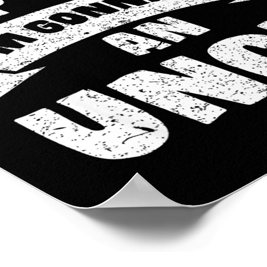 Mens I Can't Keep Calm I'm Gonna Be An Uncle Funny Poster (Hoek)