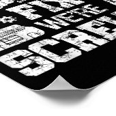 Mens If Larry Can't Fix It We're All Screwed Funny Poster (Hoek)