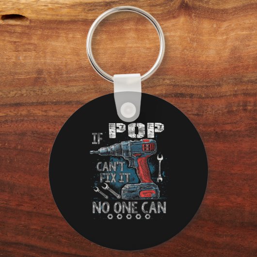 Mens If P Cant Fix It Can Father's Day  Sleutelhanger (Voorkant)