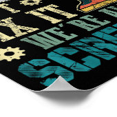 Mens If Shaw Can't Fix It We're All Screwed Funny  Poster (Hoek)