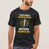Mens I'm A Dad & A Mechanical Engineer Nothing Sca T-shirt (Voorkant)